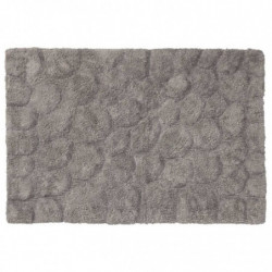 Sealskin Badematte Pebbles Baumwolle 60x90 cm Grau