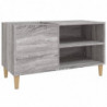 Plattenschrank Grau Sonoma 84,5x38x48 cm Holzwerkstoff