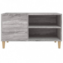 Plattenschrank Grau Sonoma 84,5x38x48 cm Holzwerkstoff