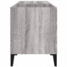 Plattenschrank Grau Sonoma 84,5x38x48 cm Holzwerkstoff