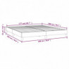 Boxspringbett Grau 180x200 cm Kunstleder