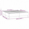 Boxspringbett Grau 180x200 cm Kunstleder