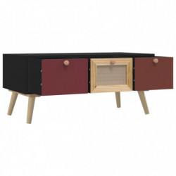 Couchtisch mit Schubladen 80x40x35,5 cm Holzwerkstoff