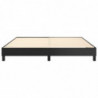 Boxspringbett Schwarz 180x200 cm Kunstleder