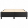 Boxspringbett Schwarz 140x200 cm Kunstleder