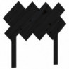 Massivholzbett mit Kopfteil Schwarz 3FT Single
