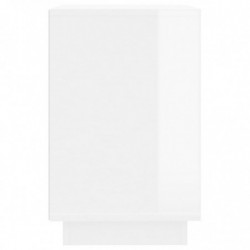 Sideboard Hochglanz-Weiß 102x35x60 cm Holzwerkstoff