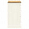 Sideboard mit Schubladen VIGO 113x40x75 cm Massivholz Kiefer
