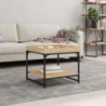 Couchtisch Sonoma-Eiche 49,5x49,5x45 cm Holzwerkstoff