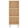 Sideboard Sonoma-Eiche 34,5x32,5x90 cm Holzwerkstoff