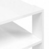 Couchtisch Hochglanz-Weiß 59,5x59,5x40 cm Holzwerkstoff