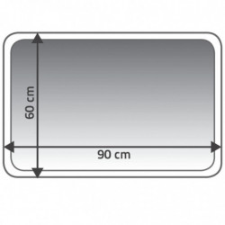 RIDDER Badteppich Coins 60×90 cm Rot 7103306