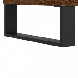 Nachttisch Braun Eichen-Optik 40x30x50 cm Holzwerkstoff