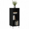 Sideboard Schwarz 34,5x32,5x90 cm Holzwerkstoff