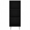 Sideboard Schwarz 34,5x32,5x90 cm Holzwerkstoff