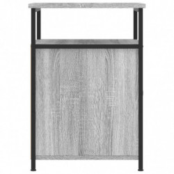 Nachttisch Grau Sonoma 40x42x60 cm Holzwerkstoff