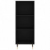 Sideboard Schwarz 34,5x32,5x90 cm Holzwerkstoff