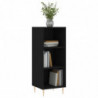 Sideboard Schwarz 34,5x32,5x90 cm Holzwerkstoff