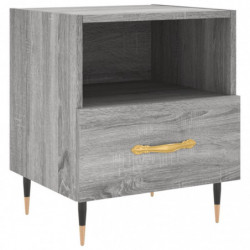 Nachttisch Grau Sonoma 40x35x47,5 cm Holzwerkstoff