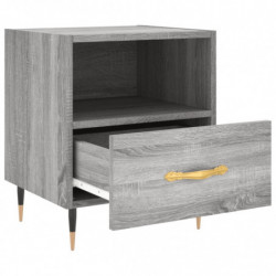 Nachttisch Grau Sonoma 40x35x47,5 cm Holzwerkstoff