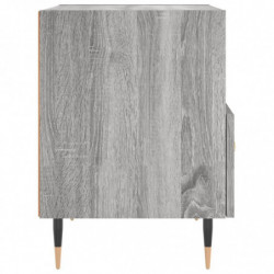 Nachttisch Grau Sonoma 40x35x47,5 cm Holzwerkstoff