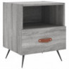 Nachttisch Grau Sonoma 40x35x47,5 cm Holzwerkstoff