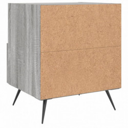 Nachttisch Grau Sonoma 40x35x47,5 cm Holzwerkstoff