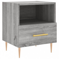 Nachttisch Grau Sonoma 40x35x47,5 cm Holzwerkstoff