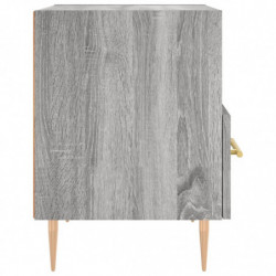 Nachttisch Grau Sonoma 40x35x47,5 cm Holzwerkstoff