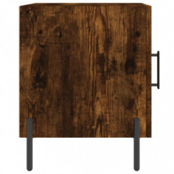 Nachttisch Räuchereiche 40x40x50 cm Holzwerkstoff