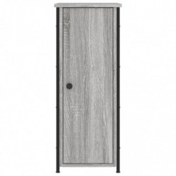 Nachttisch Grau Sonoma 32x42x80 cm Holzwerkstoff