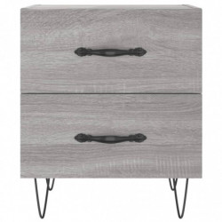 Nachttisch Grau Sonoma 40x35x47,5 cm Holzwerkstoff