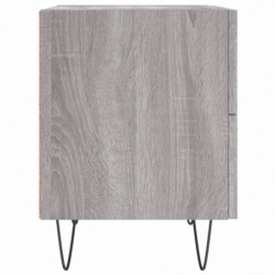 Nachttisch Grau Sonoma 40x35x47,5 cm Holzwerkstoff