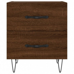 Nachttisch Braune Eiche 40x35x47,5 cm Holzwerkstoff