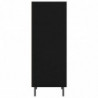 Sideboard Schwarz 34,5x32,5x90 cm Holzwerkstoff