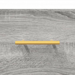 Nachttisch Grau Sonoma 40x35x47,5 cm Holzwerkstoff