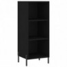 Sideboard Schwarz 34,5x32,5x90 cm Holzwerkstoff