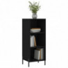 Sideboard Schwarz 34,5x32,5x90 cm Holzwerkstoff