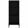 Sideboard Schwarz 34,5x32,5x90 cm Holzwerkstoff