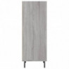 Sideboard Grau Sonoma 34,5x32,5x90 cm Holzwerkstoff