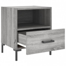 Nachttisch Grau Sonoma 40x35x47,5 cm Holzwerkstoff