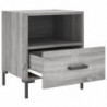 Nachttisch Grau Sonoma 40x35x47,5 cm Holzwerkstoff