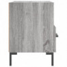 Nachttisch Grau Sonoma 40x35x47,5 cm Holzwerkstoff