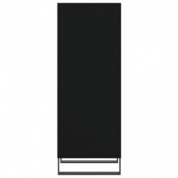 Sideboard Schwarz 34,5x32,5x90 cm Holzwerkstoff