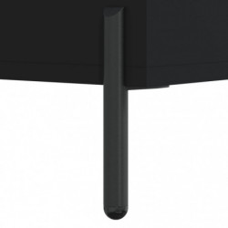 Nachttisch Schwarz 40x35x47,5 cm Holzwerkstoff