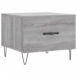 Couchtisch Grau Sonoma 50x50x40 cm Holzwerkstoff