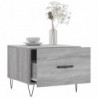 Couchtisch Grau Sonoma 50x50x40 cm Holzwerkstoff