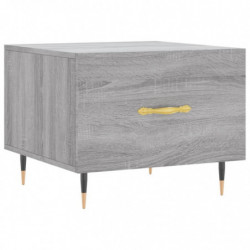 Couchtisch Grau Sonoma 50x50x40 cm Holzwerkstoff