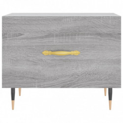 Couchtisch Grau Sonoma 50x50x40 cm Holzwerkstoff