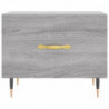 Couchtisch Grau Sonoma 50x50x40 cm Holzwerkstoff